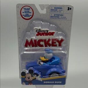 Disney Mickey Donald Duck Blue Toy Car